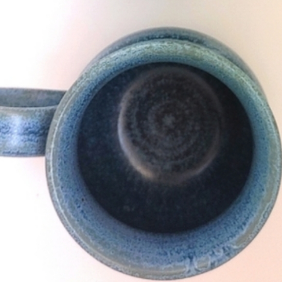 Blue Handmade Pottery Mug - Picture 6 of 7